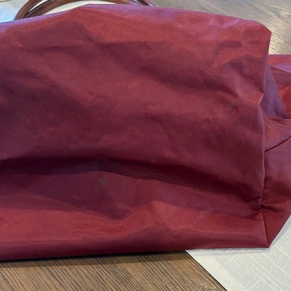 Longchamp le Pliage Burgundy Tote Bag Large - Picture 7 of 13